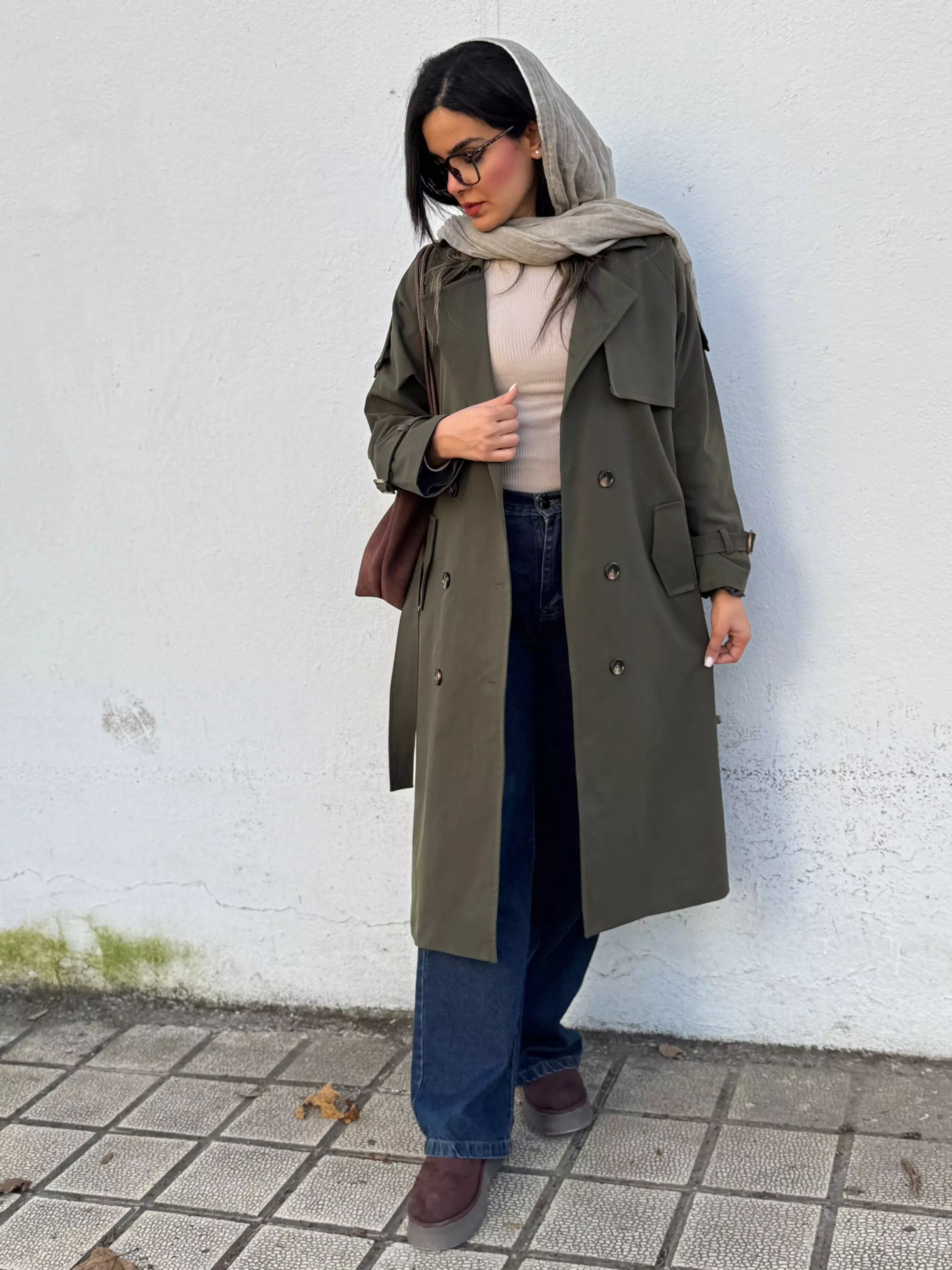 ترنچ کت بارانی آستردار شیدا